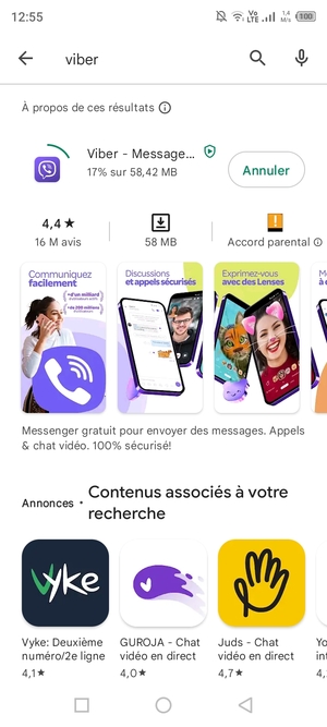 Veuillez attendre la fin de la procédure d'installation