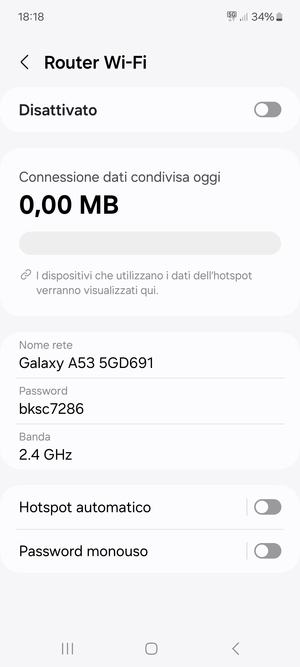 Seleziona Password
