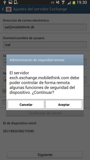 Seleccione Aceptar