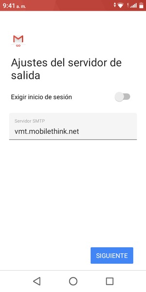 Desactive Exigir inicio de sesión y seleccione SIGUIENTE