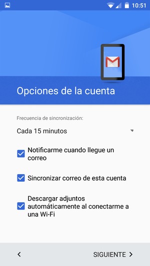 Seleccione SIGUIENTE