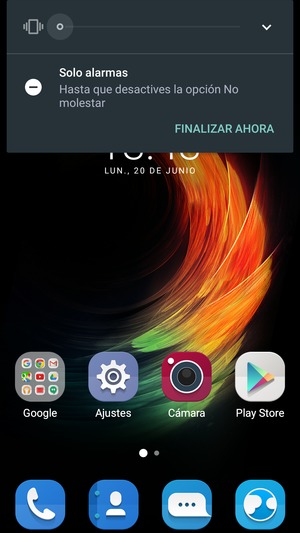 Presione una vez más para modo silencio