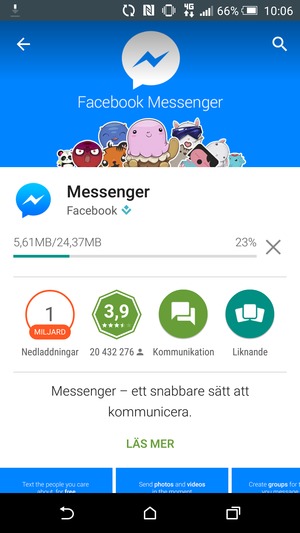 Vänta på att installationsprocessen avslutas