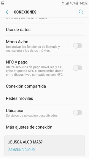 Desplácese y seleccione Redes móviles
