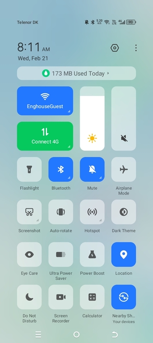 Turn off Wi-Fi and Bluetooth