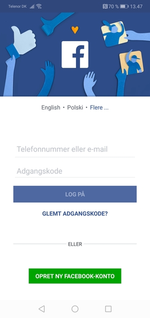 Din app er klar til brug