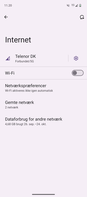 Aktiver Wi-Fi