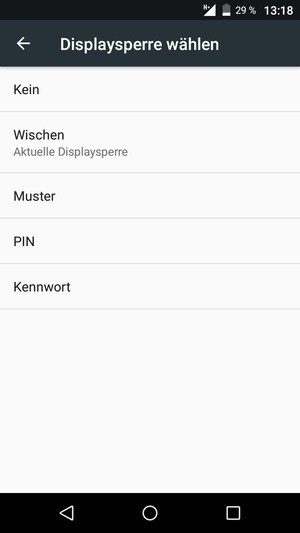 Wählen Sie Muster