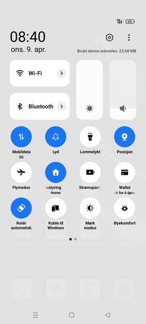 Slå av Posisjon