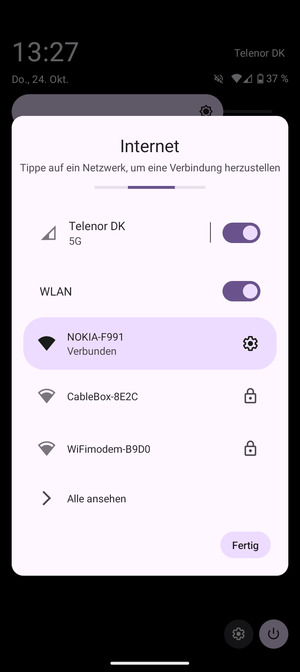 Schalten Sie WLAN aus