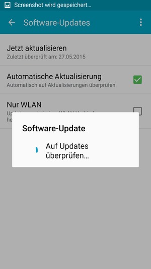 Warten Sie, bis die Suche abgeschlossen ist