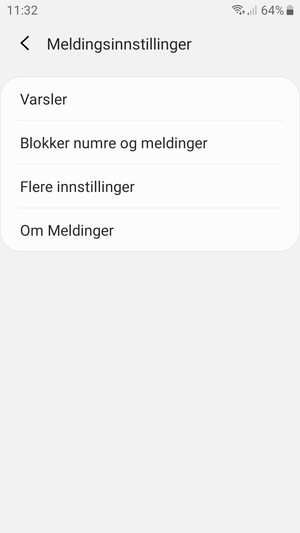 Velg Flere innstillinger