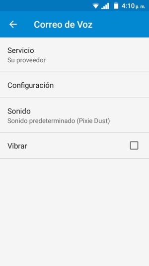 Seleccione Configuración