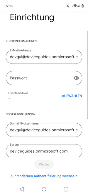 Geben Sie Ihr Passwort ein