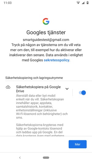 Välj Mer