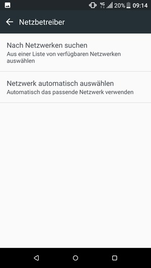 Wählen Sie Nach Netzwerken suchen