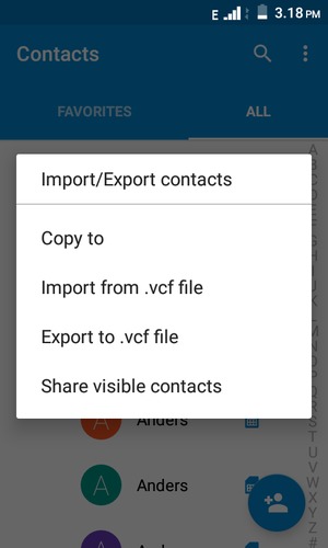 Select Copy to