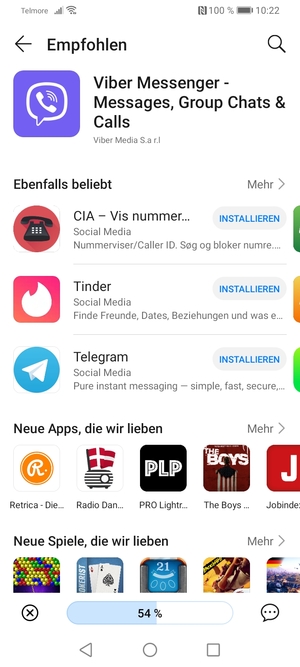 Warten Sie, bis der Installationsprozess  beendet ist