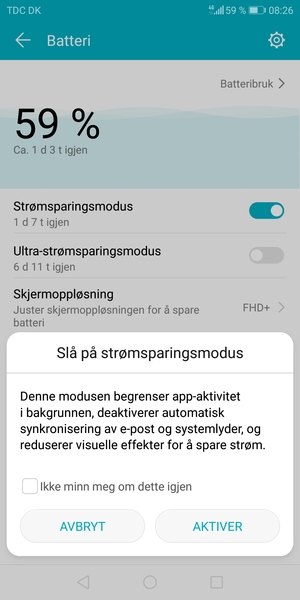 Velg AKTIVER