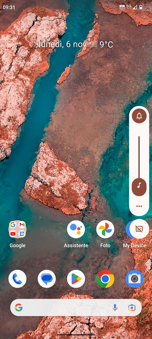Per modificare le impostazioni dell'audio, seleziona Suono