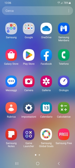 Seleziona Impostazioni