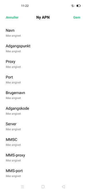 Indtast MMS-oplysninger