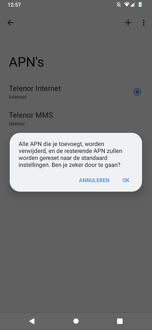 Selecteer OK
