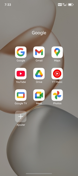 Sélectionnez Gmail