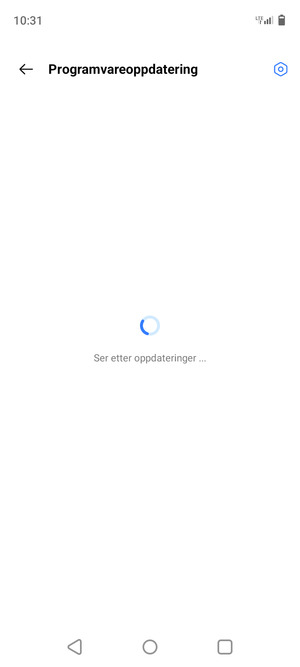 Vent til søket er ferdig