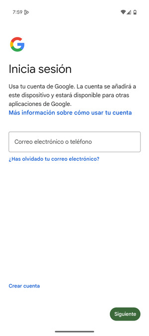 Introduzca su dirección de correo electrónico y seleccione Siguiente