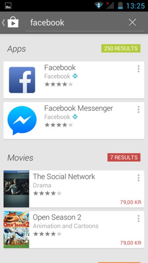 Select the app