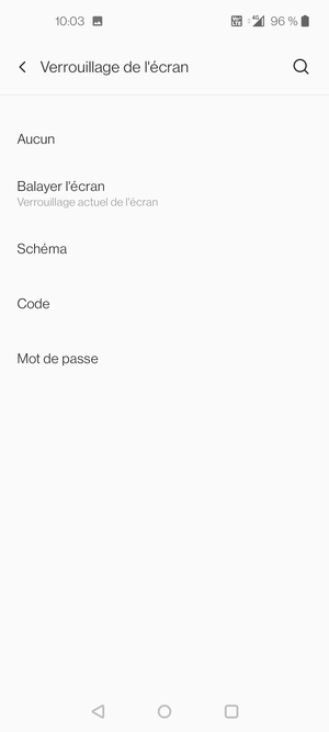 Sélectionnez Schéma