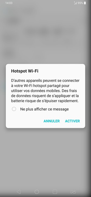 Sélectionnez ACTIVER