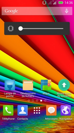 Appuyez une fois de plus pour passer en mode vibreur, qui est approuvé par une courte vibration