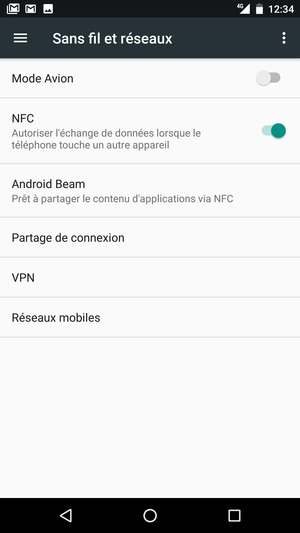 Sélectionnez Réseaux mobiles