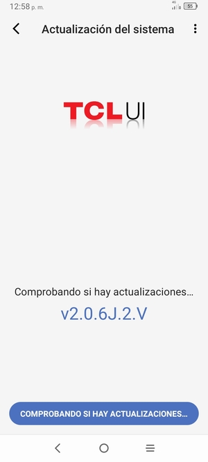 Espere a que la búsqueda termine