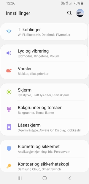 Velg Tilkoblinger