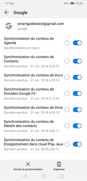 Vos contacts Google vont maintenant être synchronisés avec votre smartphone