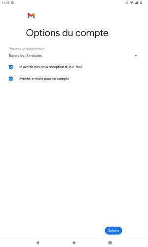 Sélectionnez Suivant