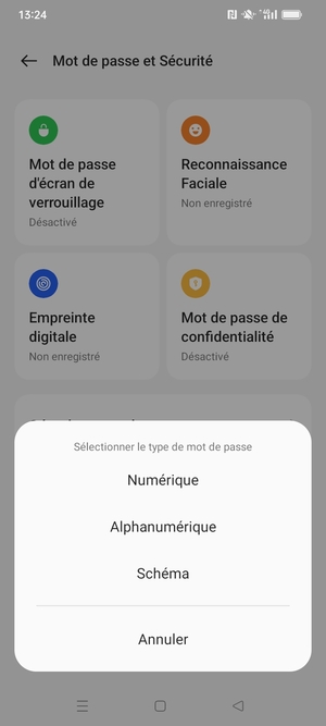 Sélectionnez Schéma