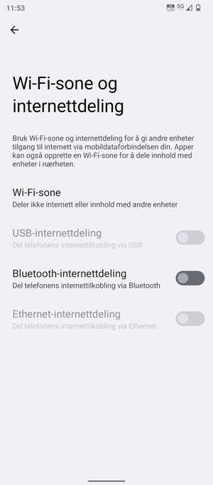 Velg Wi-Fi-sone