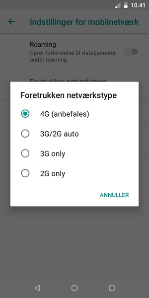 Vælg din foretrukne mulighed