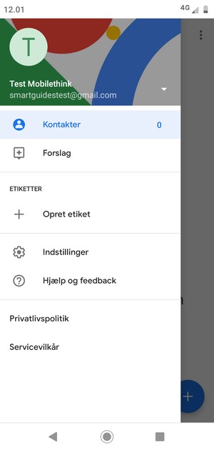 Vælg Indstillinger
