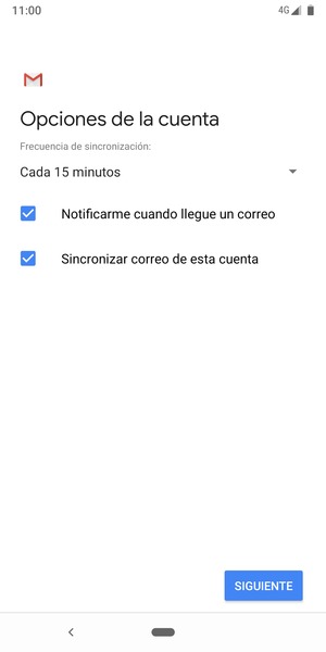 Seleccione SIGUIENTE