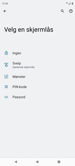 Velg Mønster
