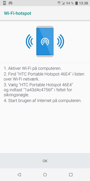 Vælg OK