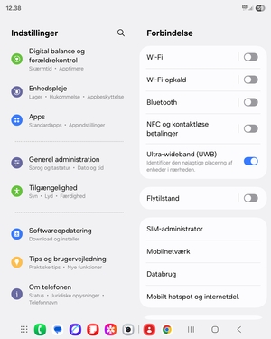 Scroll til og vælg Softwareopdatering