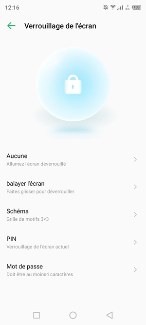 Sélectionnez Schéma
