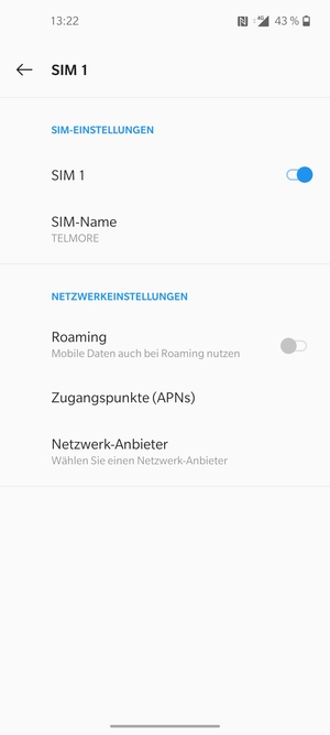 Wählen Sie Zugangspunkte (APNs)