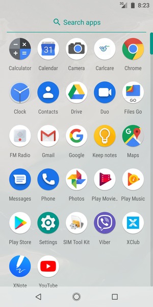 Select Settings
